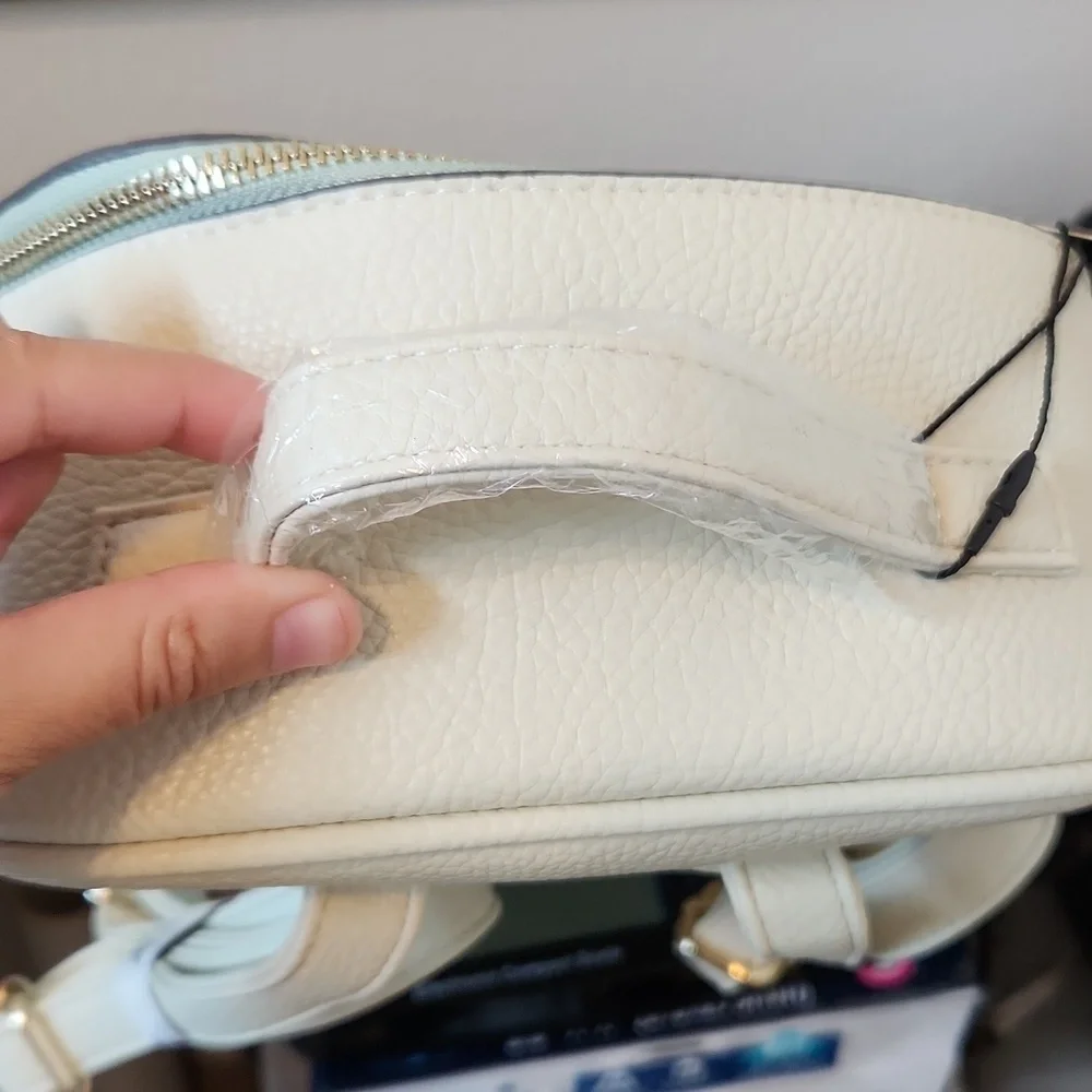 NWT Vanessa Williams Mini Bone/Mint Backpack